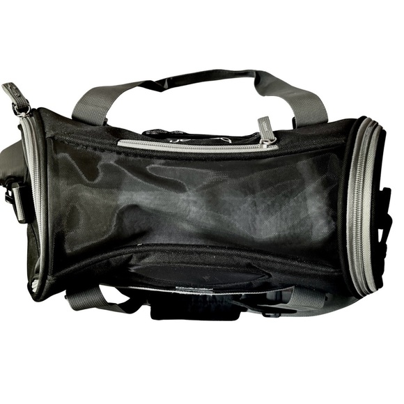 bergan comfort carrier small pet (black/grey) - Picture 6 of 10